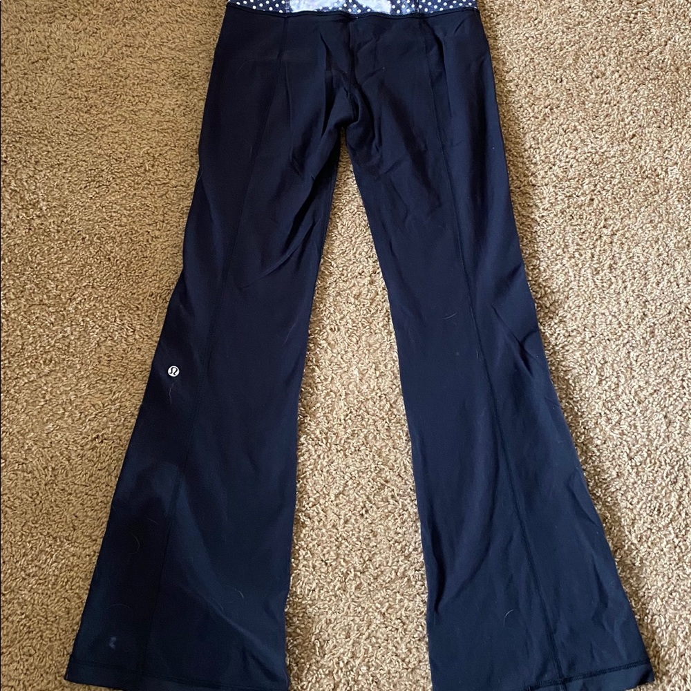 Lulu Lemon Groove Short Flare Pant- Black
